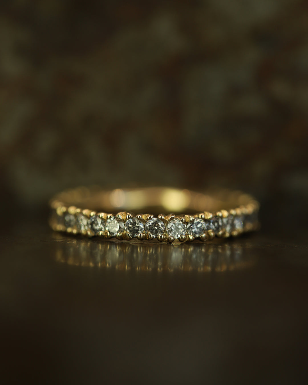 Grey Diamond Eternity Ring