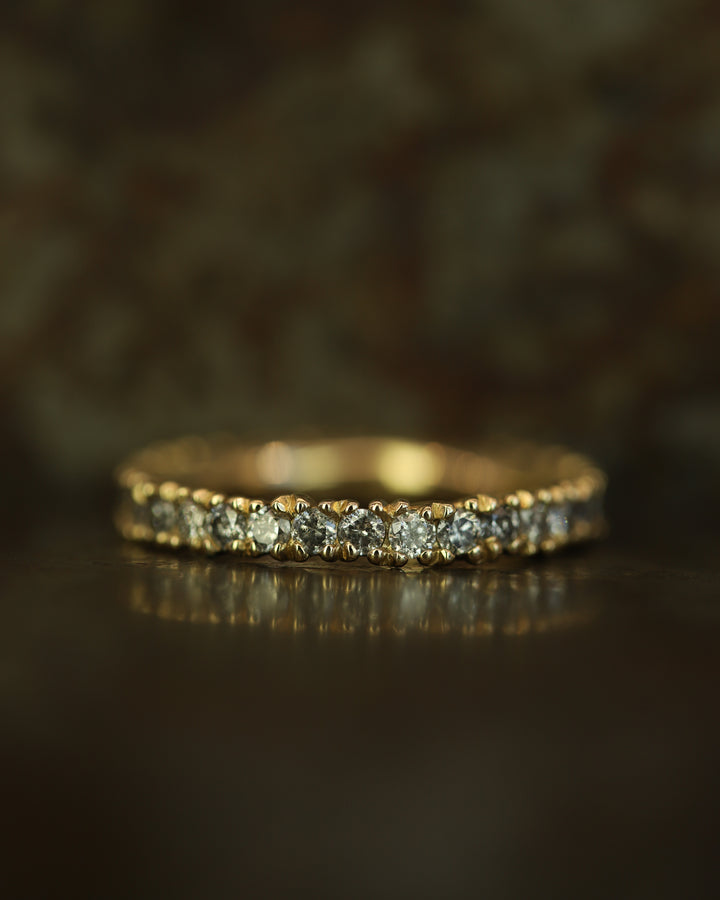 Grey Diamond Eternity Ring