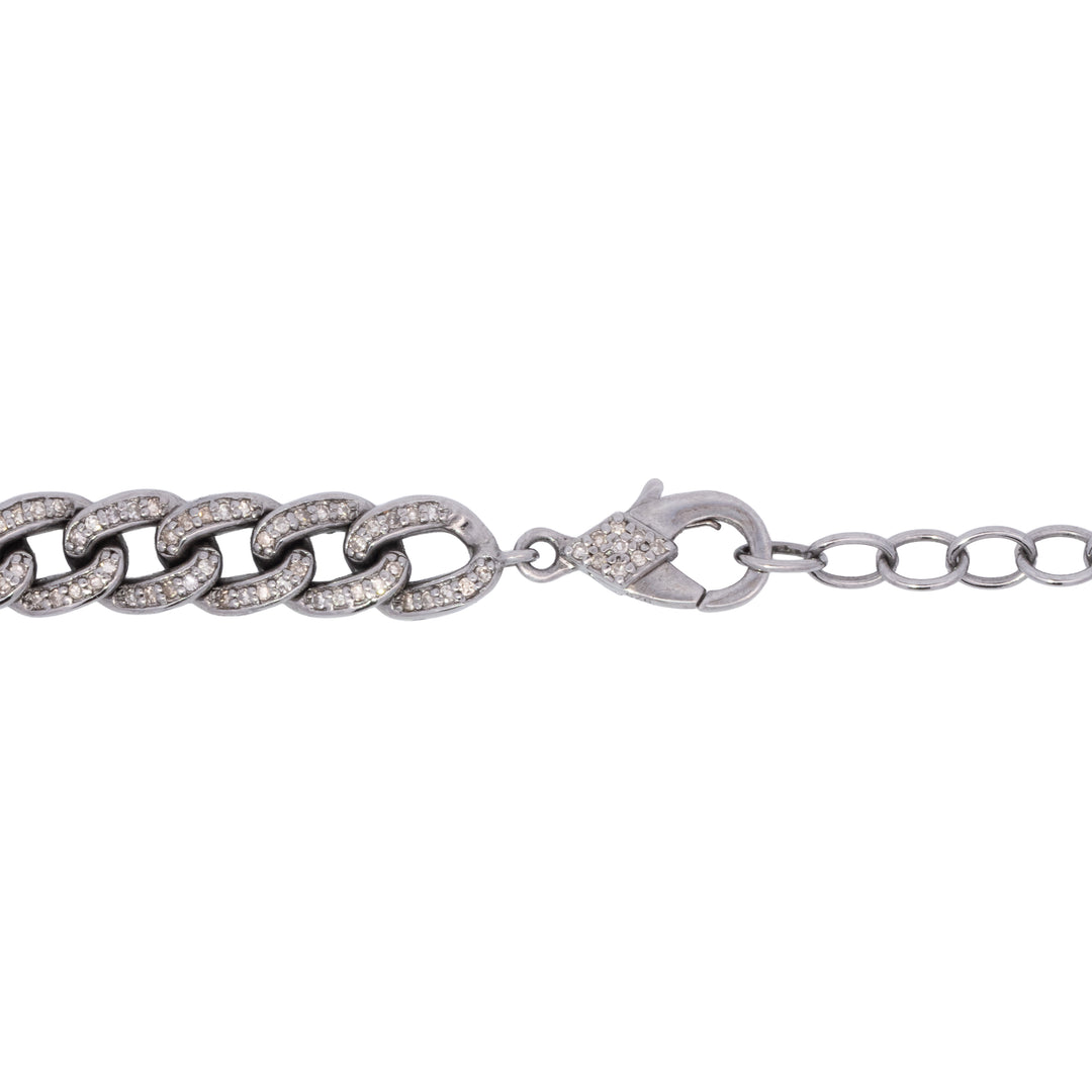 Diamond Curb Chain Necklace