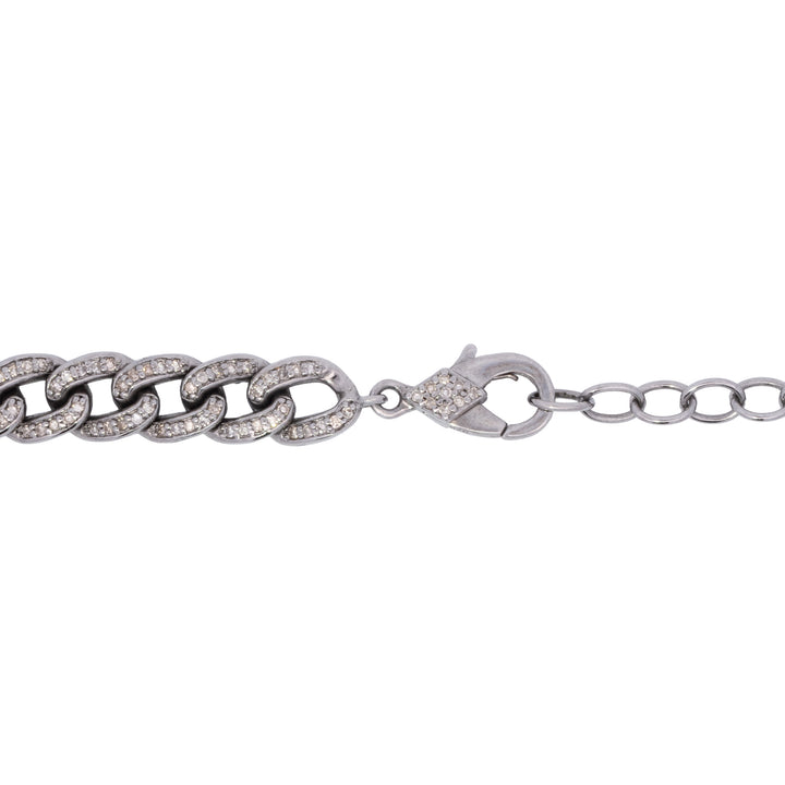 Diamond Curb Chain Necklace