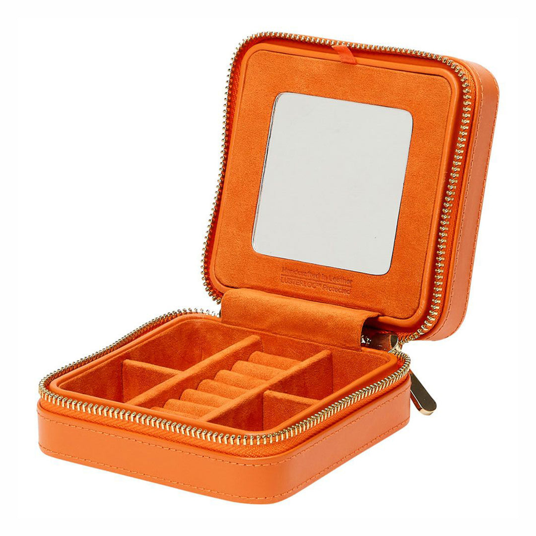 Maria Small Zip Case - Tangerine