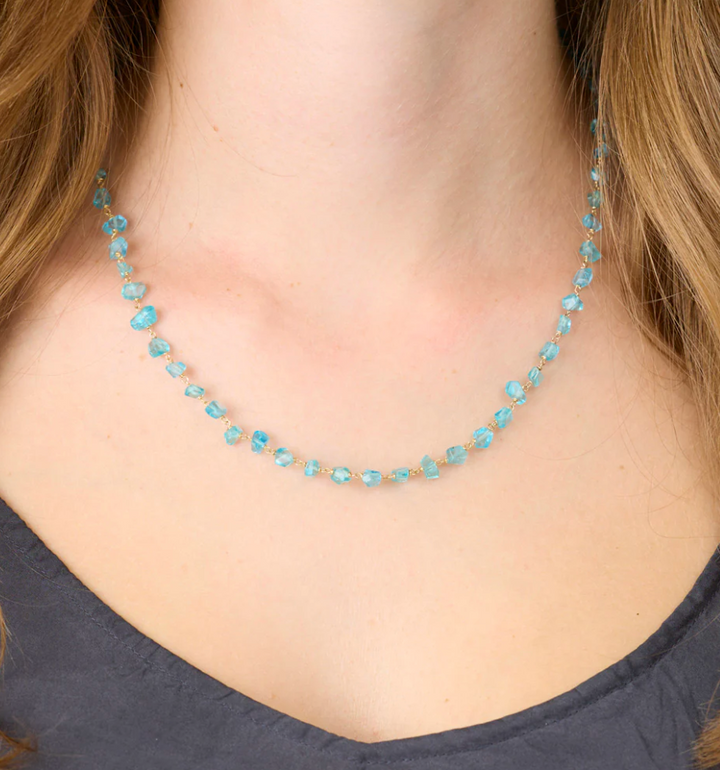 Apatite Beaded Necklace