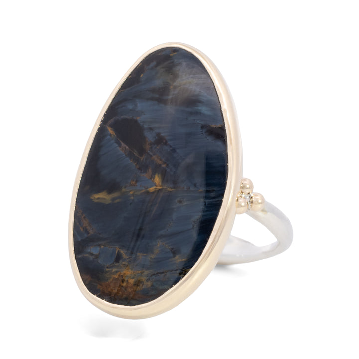 Asymmetrical Pietersite Ring