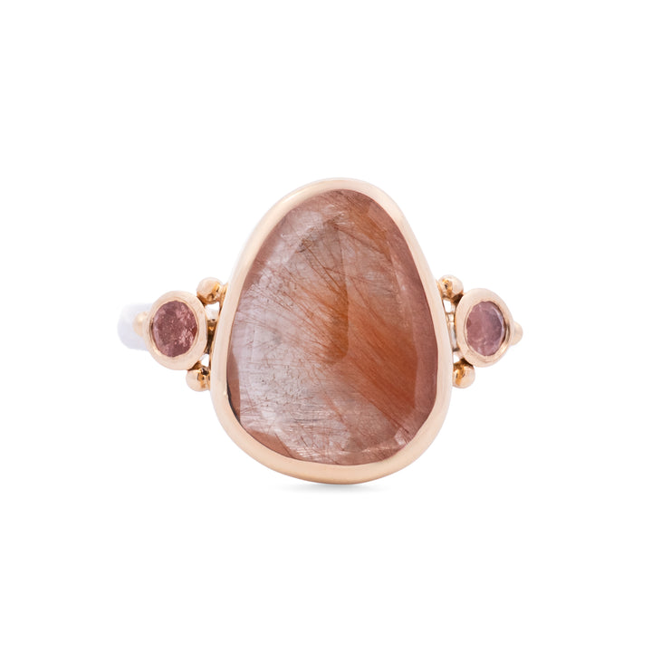 Rose Cut Andesine Ring