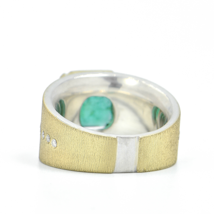 3.60ct Emerald Signet Ring