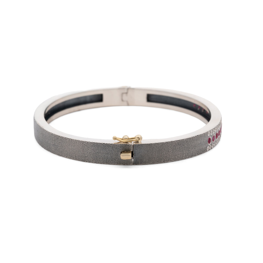 Iman 6 mm Ruby & Diamond Bracelet