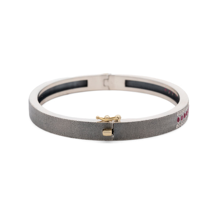Iman 6 mm Ruby & Diamond Bracelet