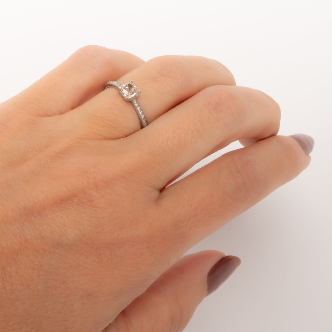 Rosehip Fancy Pink Diamond Ring