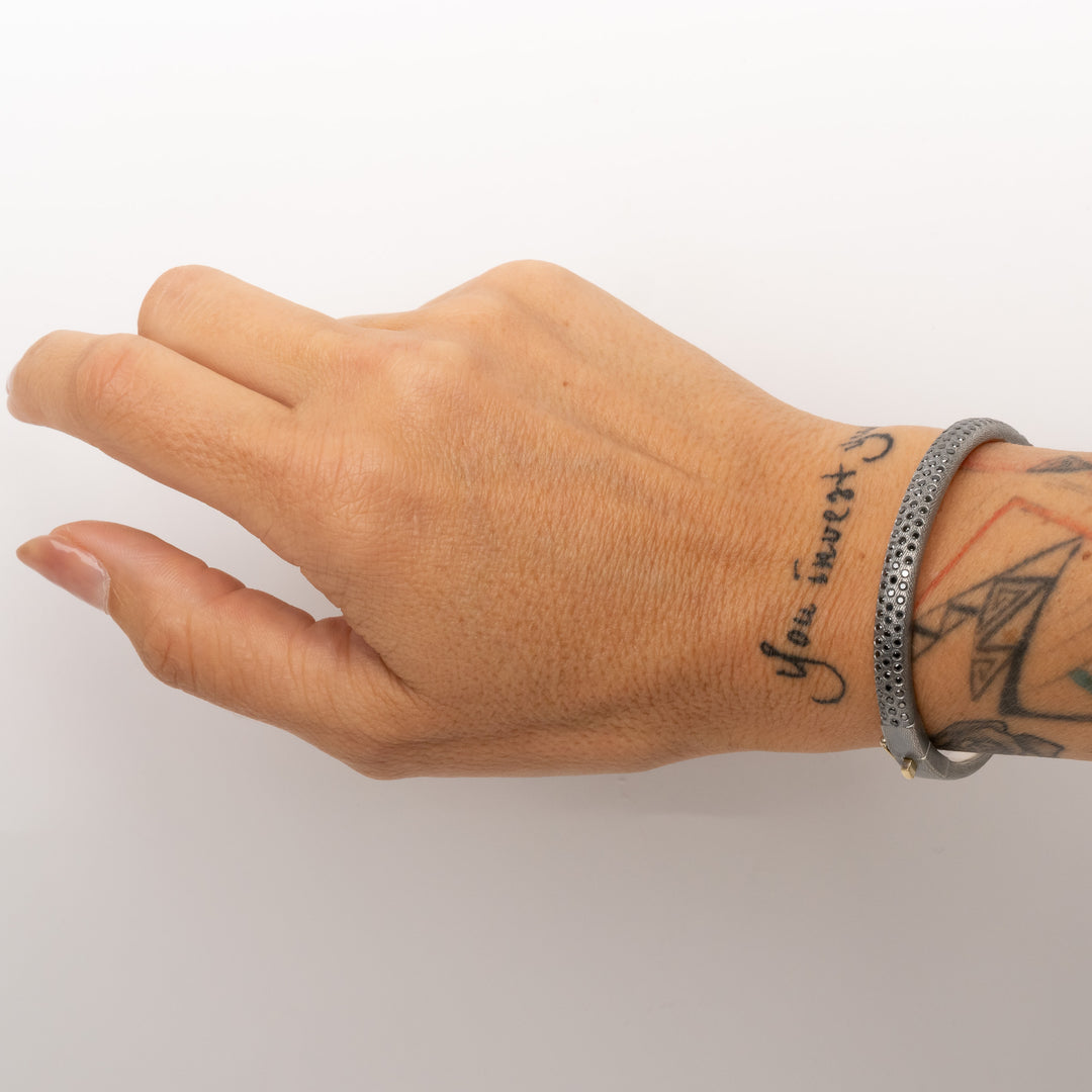 Gypsy 6 mm 105 Black Diamond Bracelet