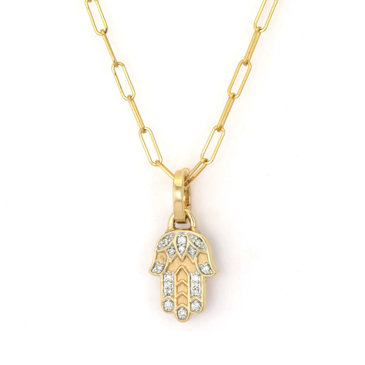 Medium Bejeweled Hamsa Pendant