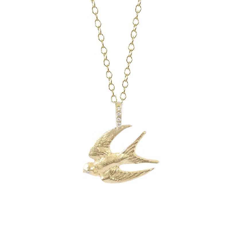 Swallow Charm