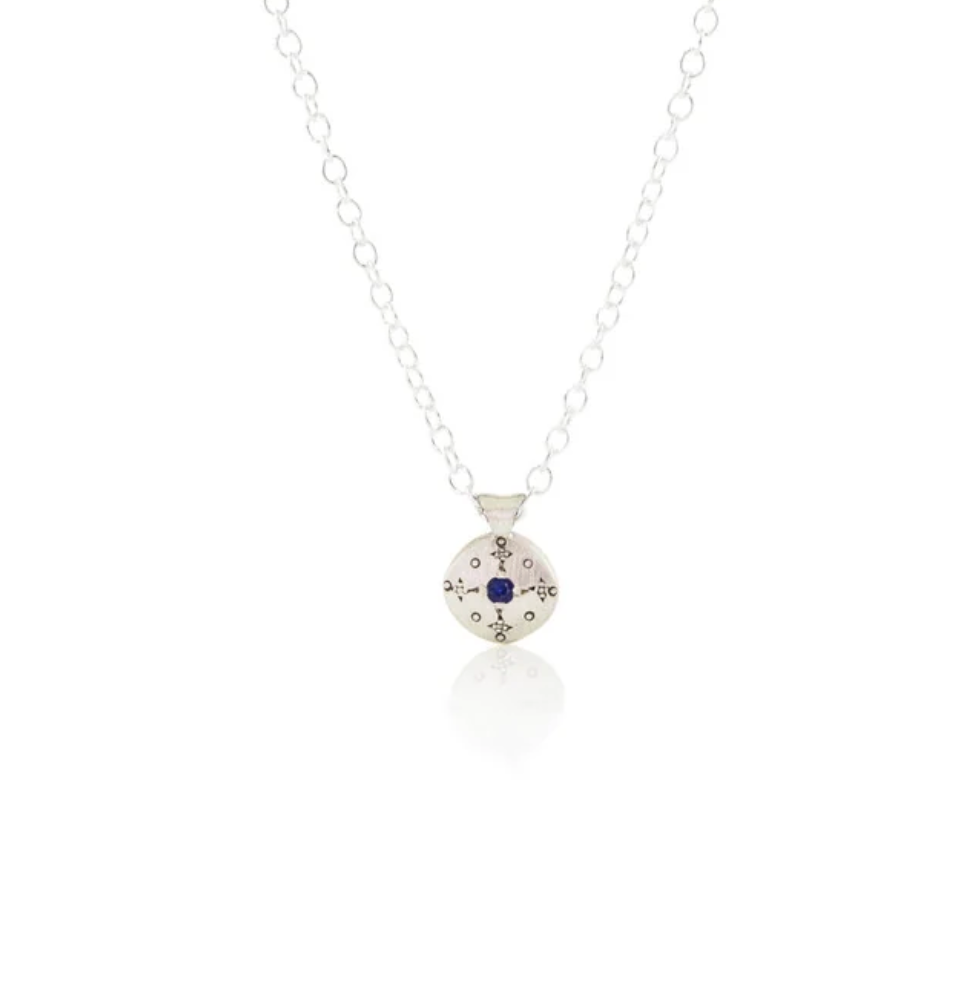 Silver Lights Charm Necklace