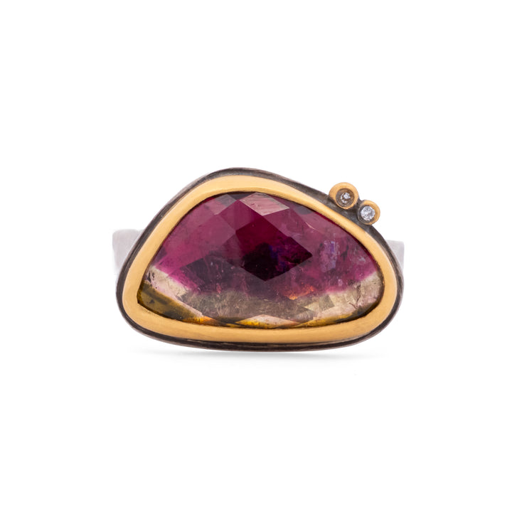 Bi-Color Tourmaline Ring
