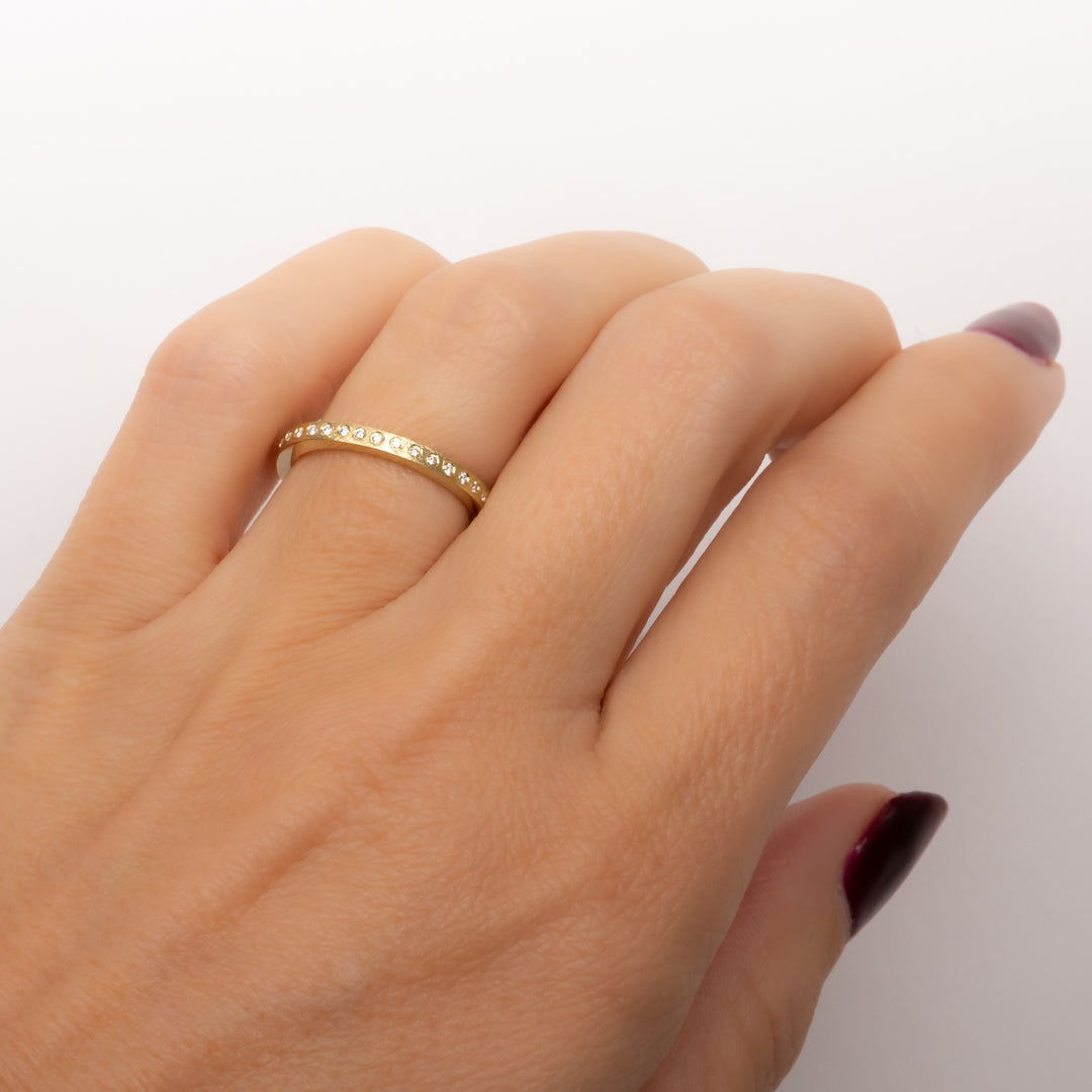 Trunk Show Adam 2 mm Diamond Eternity Ring