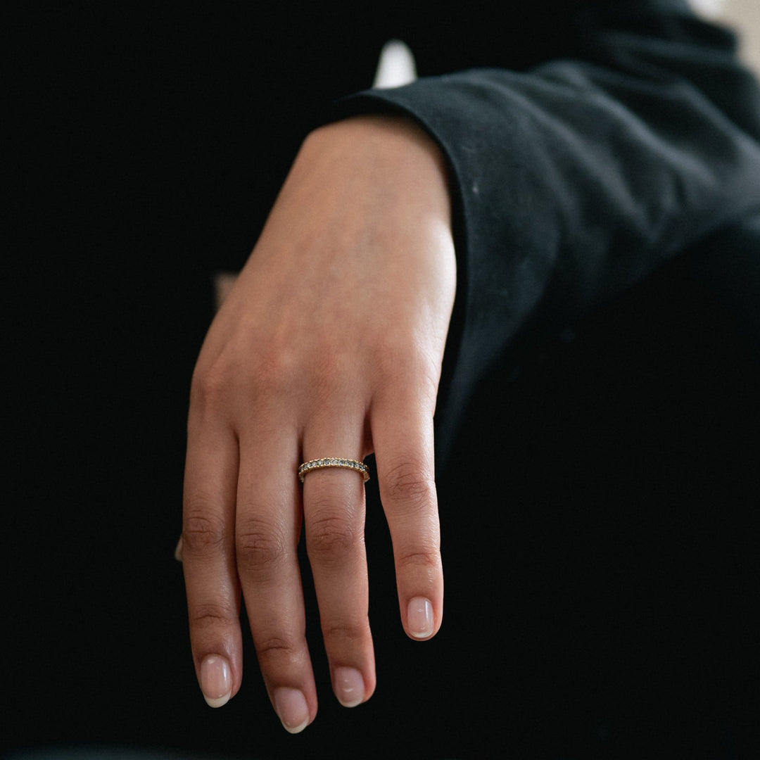Grey Diamond Eternity Ring