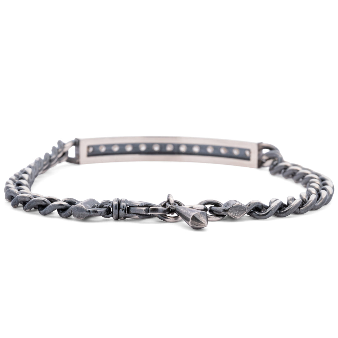 Diana ID Diamond Bar Bracelet