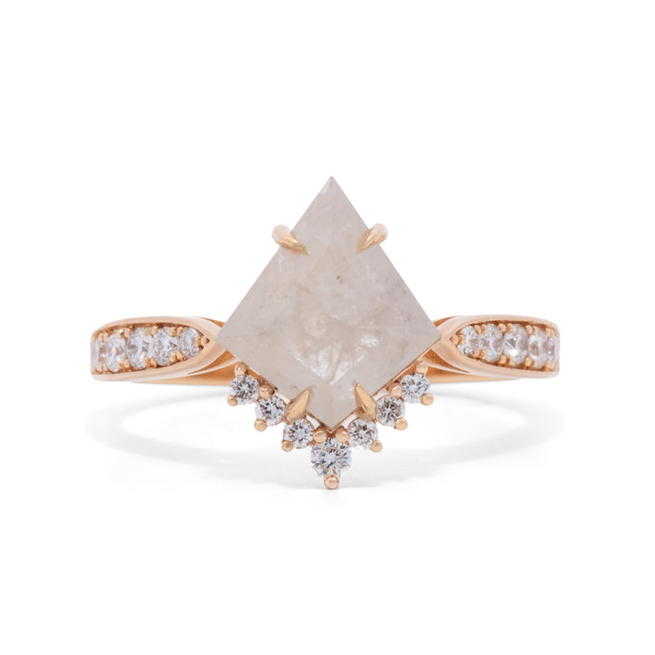 Icy Grey Kite Diamond Ring