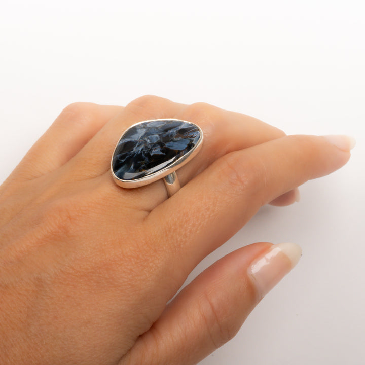 Asymmetrical Pietersite Ring