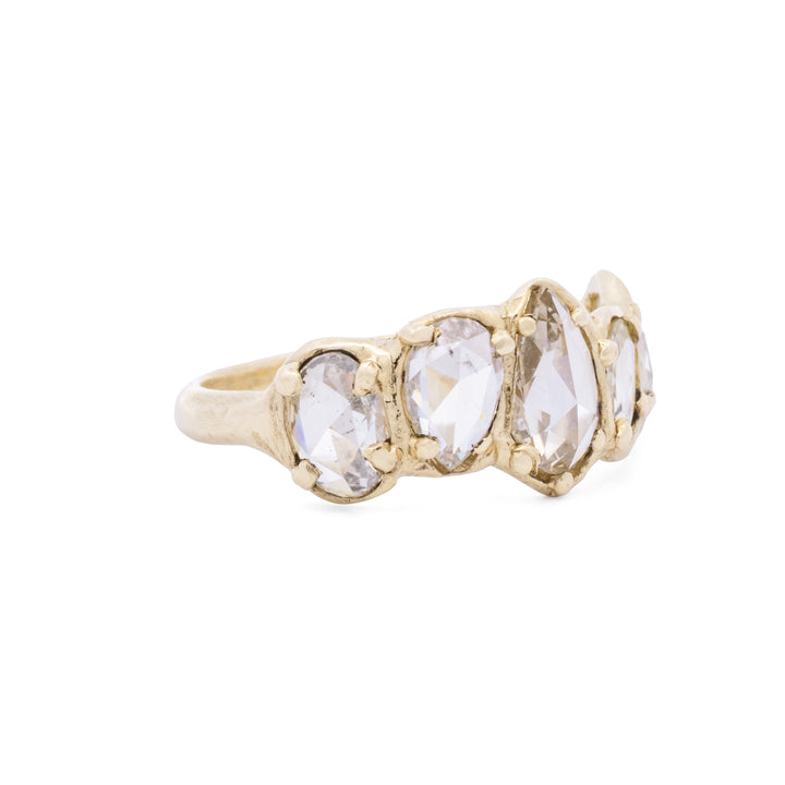 Rose Cut Diamonds Ring