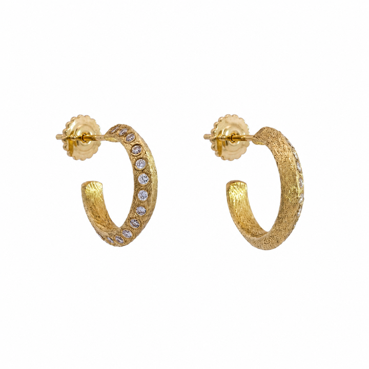 Borde Hoop Earrings