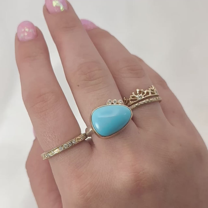 Sleeping Beauty Turquoise Ring