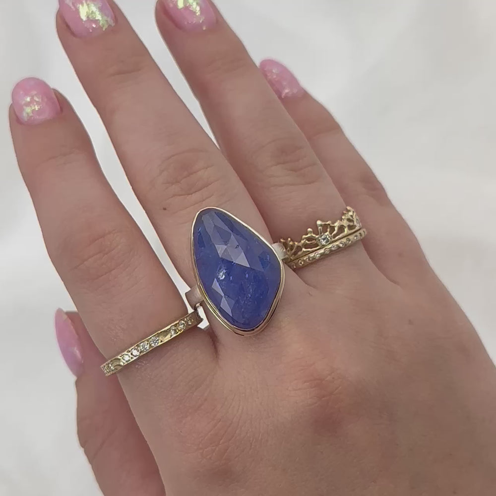 On Hand Tanzanite Jamie Joseph Ring