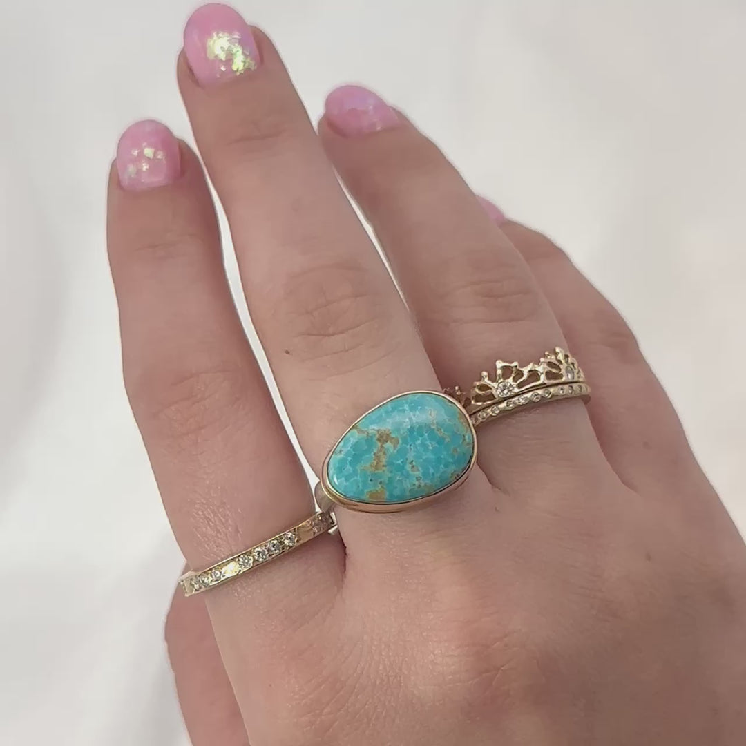 Kingman Turquoise Ring