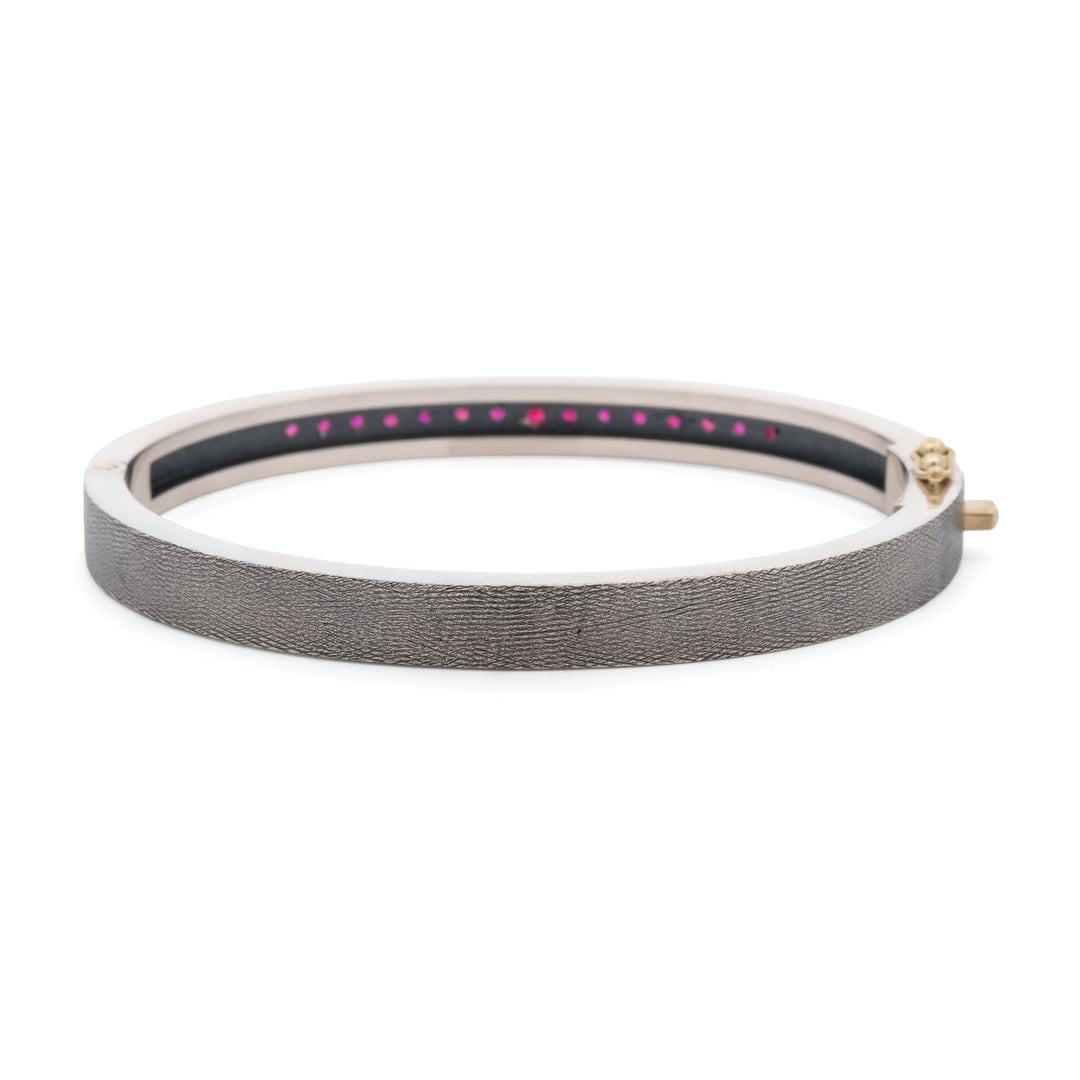 Iman 6 mm Ruby & Diamond Bracelet
