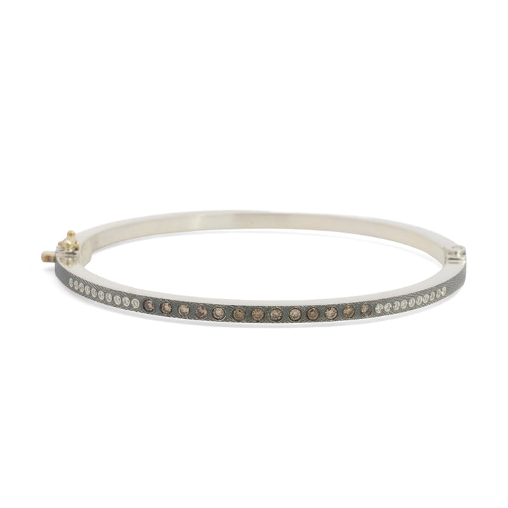 Laura Lux 2.5 mm Champagne & White Diamond Bracelet