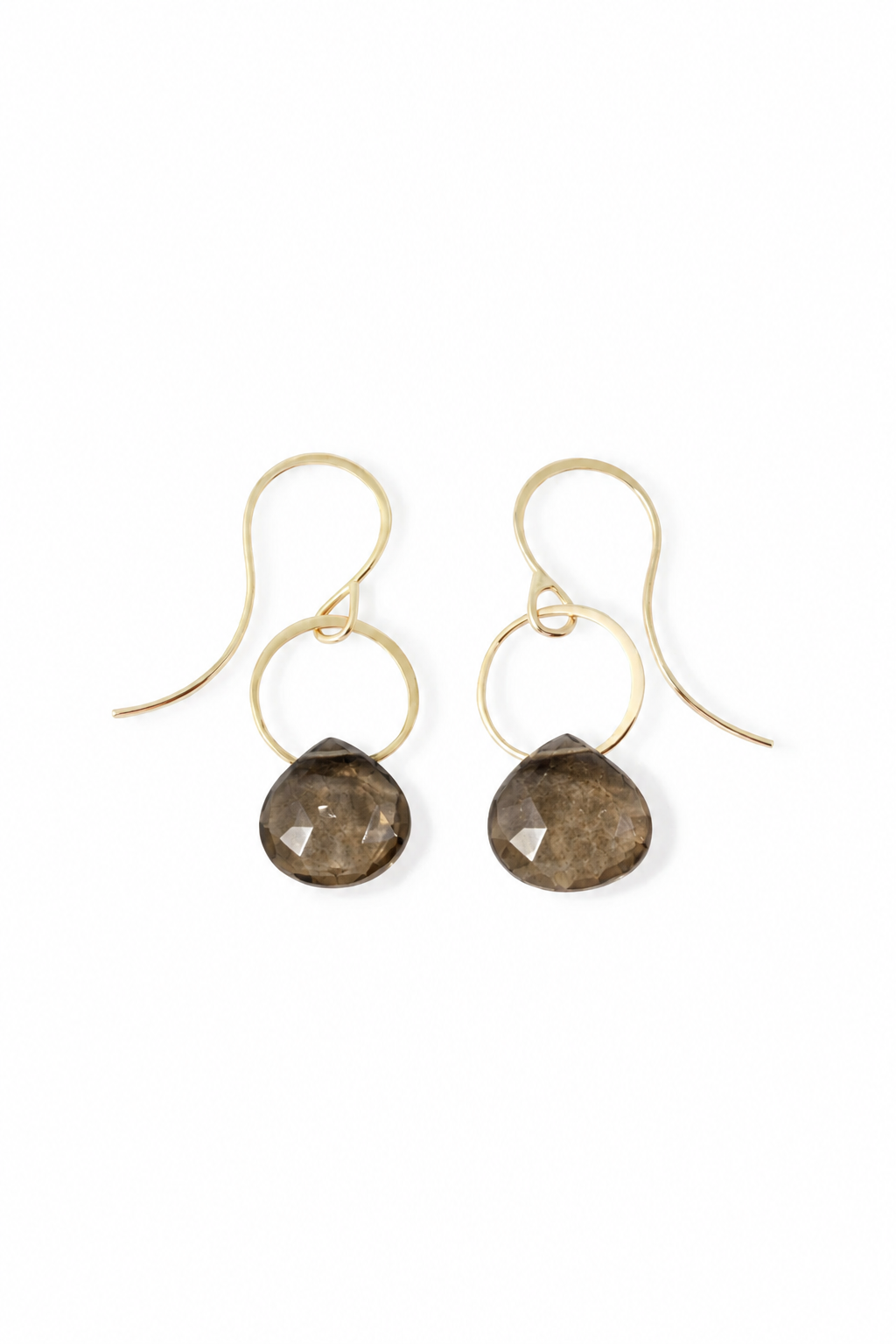 Smokey Quartz Drop Earring