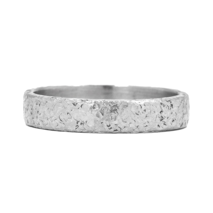 4mm Textured Palladium Band