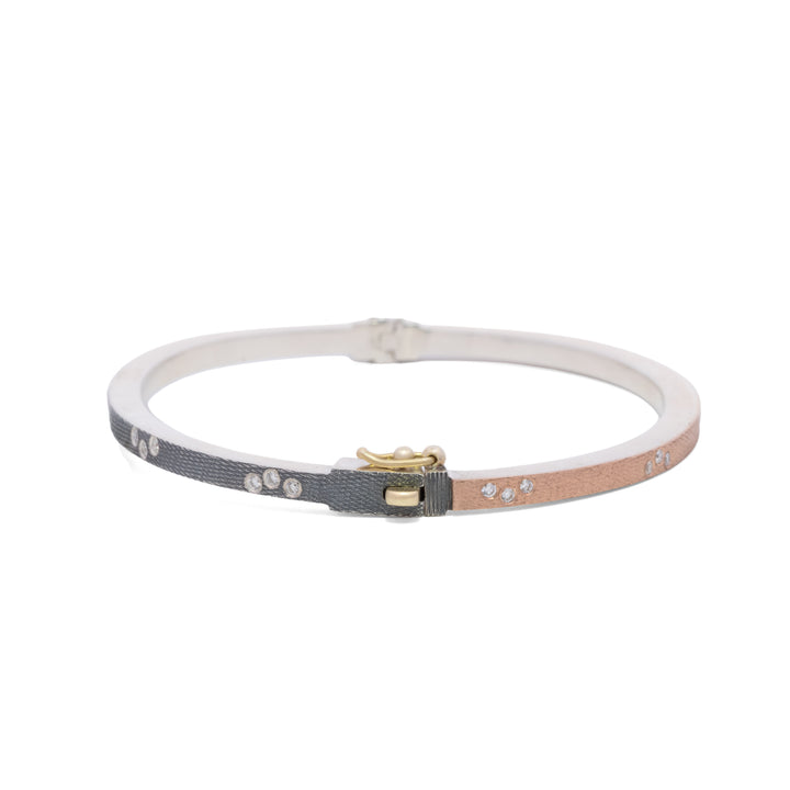 Trunk Show 2.5 mm Maru Lux Rose Gold & Silver Bracelet