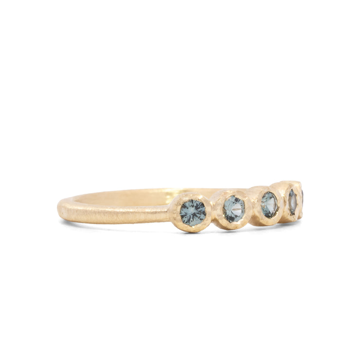 Montana Sapphire Five Bezel Ring
