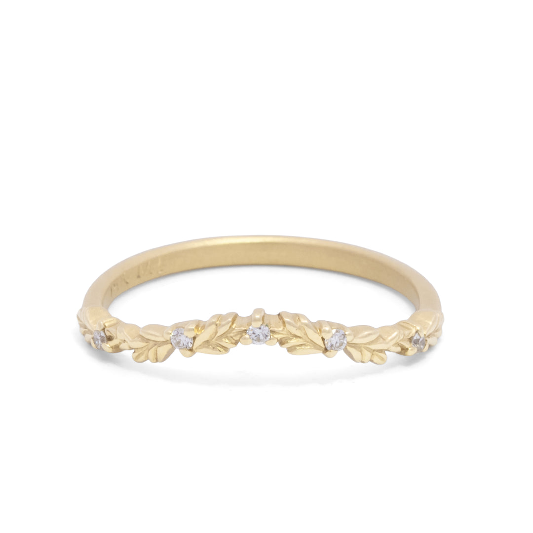 Wood Nymph Faye Slender Soft V Guard Ring