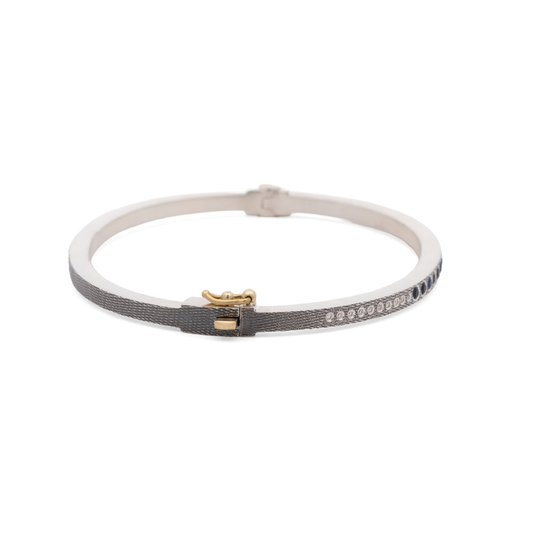 Laura Lux 2.5 mm Blue Sapphire & Diamond Bracelet