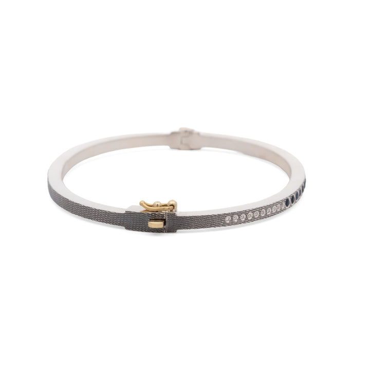 Laura Lux 2.5 mm Blue Sapphire & Diamond Bracelet