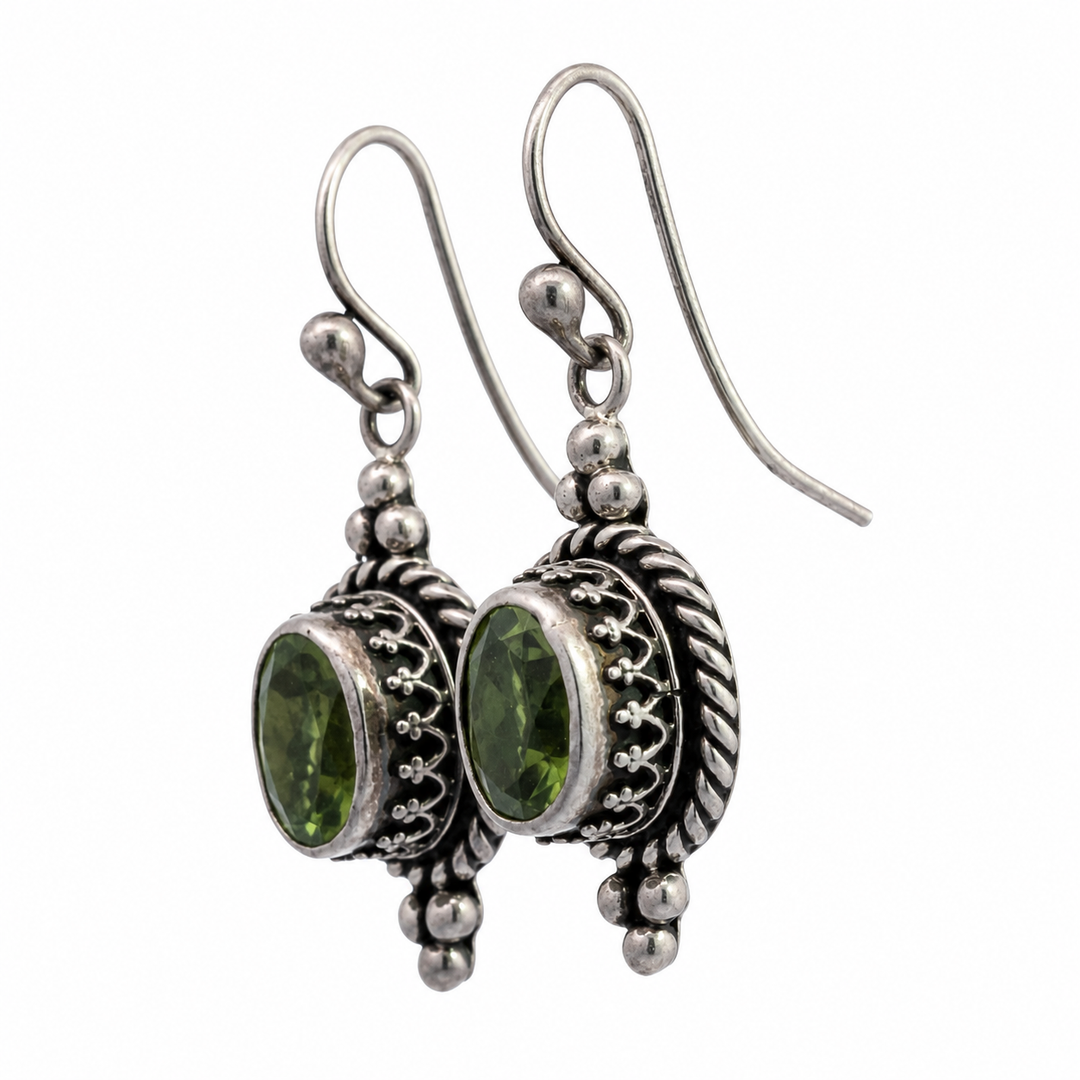Peridot Drop Earrings