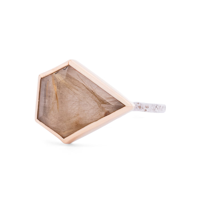 Rutilated Quartz Ring