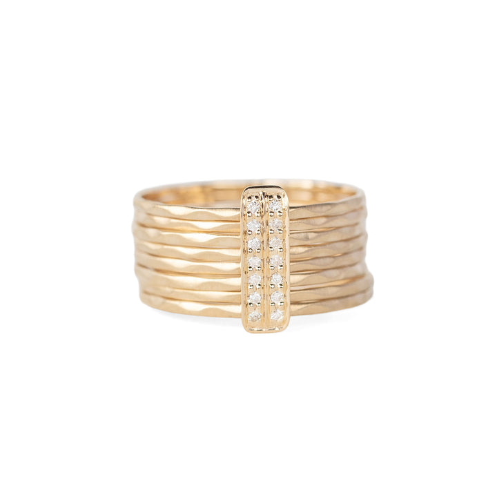 Diamond Multi Band Ring
