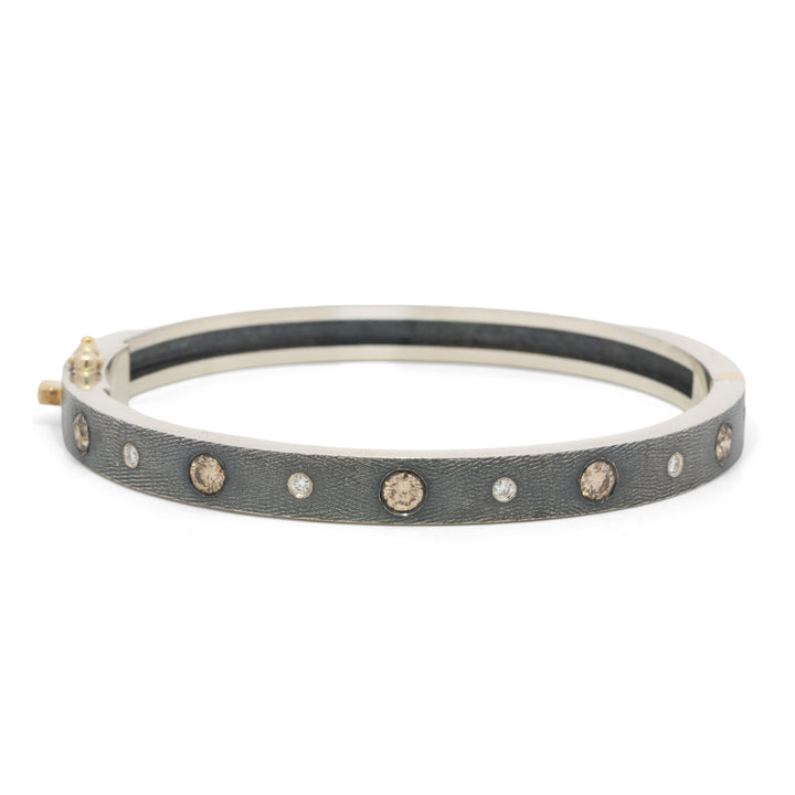 Trunk Show 6 mm Melia Champagne & White Diamond Bracelet