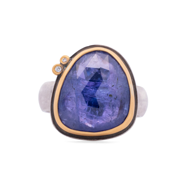 Tanzanite and Diamond Ring