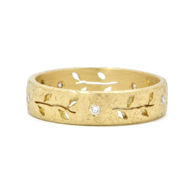 Gold Leaf Cut Out Band