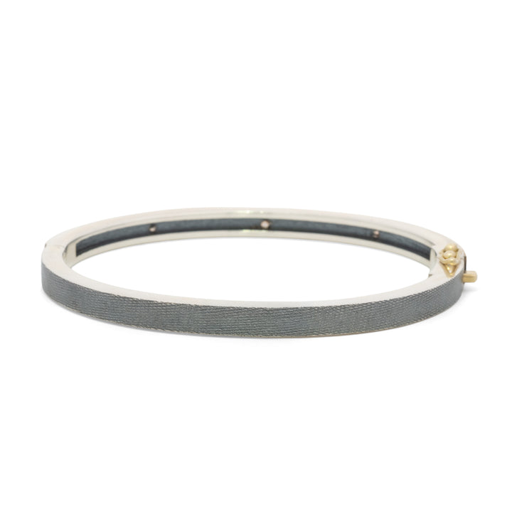 Trunk Show 4 mm Melia Yellow Gold Champagne Diamond Bracelet