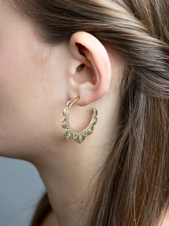 Tantra Large Hoop Earrings