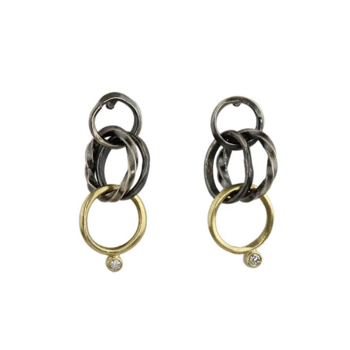 Petite Wrought Link Post Earrings