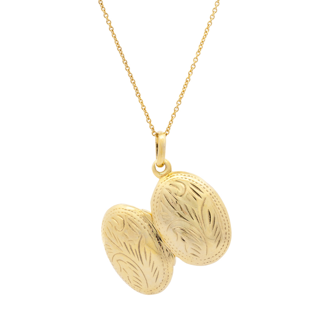 Oval Mystic Locket Necklace