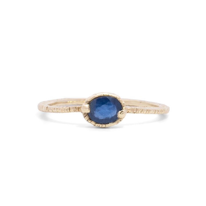 Small Oval Kyanite Ring