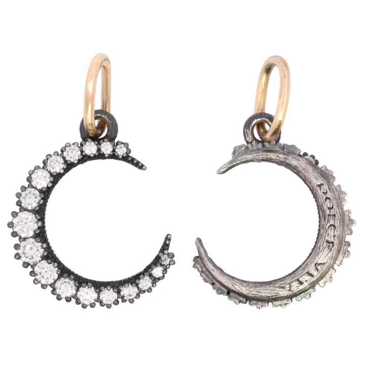 Baby Diamond Crescent Moon - Sweet Life Charm