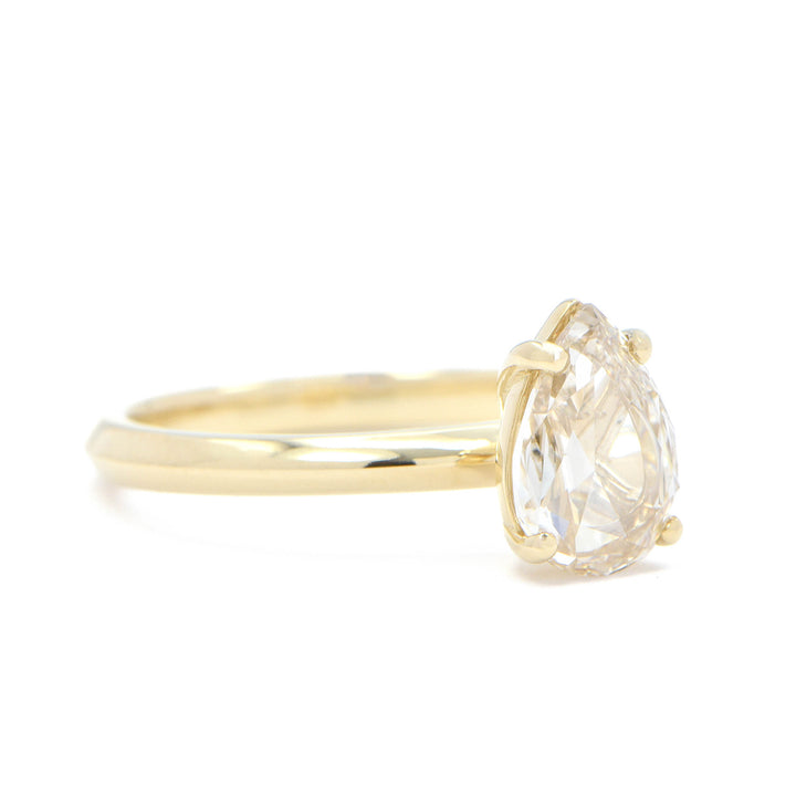 1.19ct Champagne Diamond Solitaire Ring