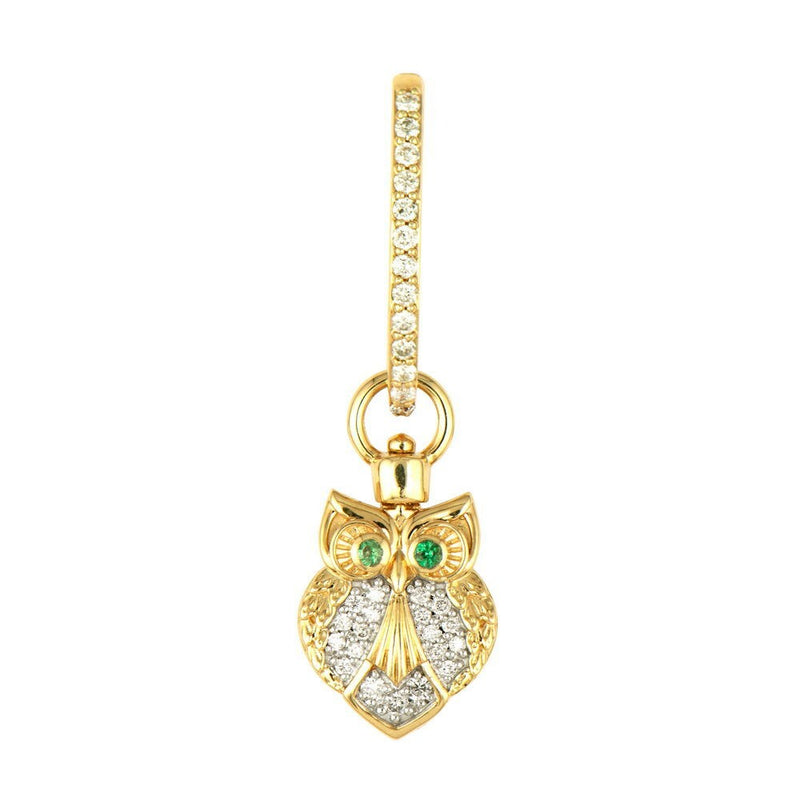 Small Wise Owl Top Switch Charm